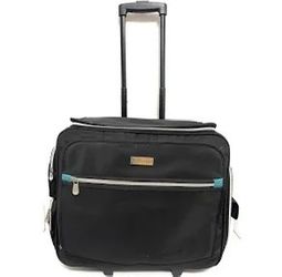 NEW RECOLLECTIONS Hobby Crafting Rolling Supply Cart Black Case Bag & Pockets.