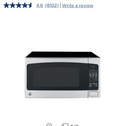 GE 2.0 Cu Ft. Large Stainless Steel Microwave