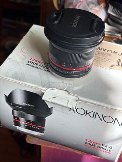 Rokinon 12mm f2 ncs cs Sony-E mount wide angle lens