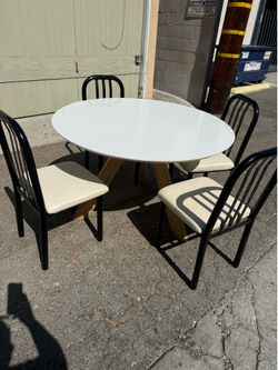 Dining table with 4 chairs