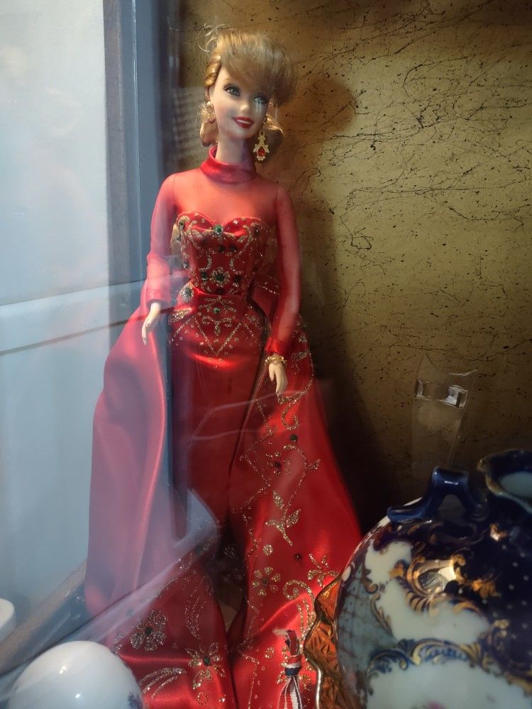 1998 Porcelain Barbie With Box