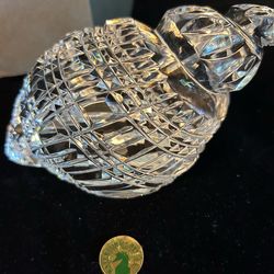 Waterford©️Crystal Conch Shell Paperweight
