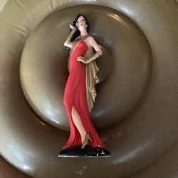 Lady In Red Statue 