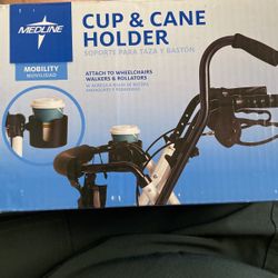 Cup And Cane Holder