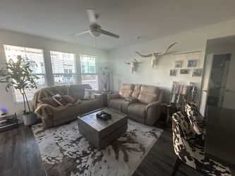 Signature Design by Ashley Next-Gen DuraPella Power Reclining Living Room Set in Sand