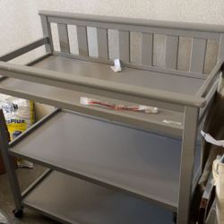 Baby Changing Table Gray