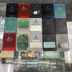 PlayStation 1&2 Memory Card $20-$25 Each Gamehogs 