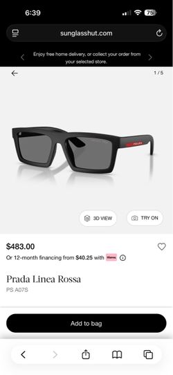 Prada mens sunglasses