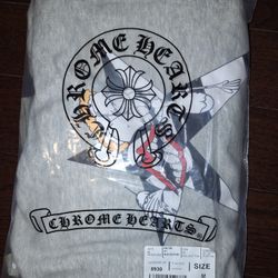 Gray Chrome Hearts Hoodie 