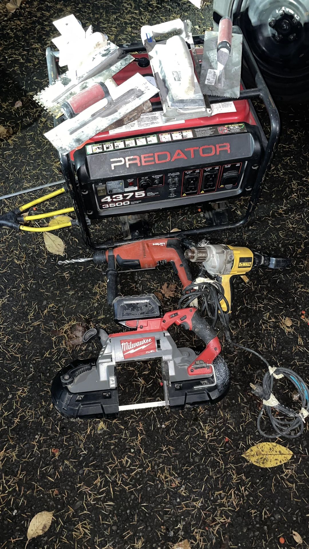 generador cortadora de metal milwake con batería de .12  y rotojamer y 