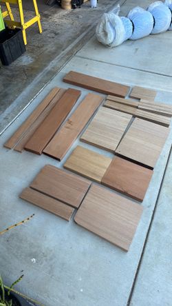 African & Genuine mahogany 25/bf hardwood cutoffs