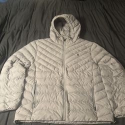 mens polo puffer jacket