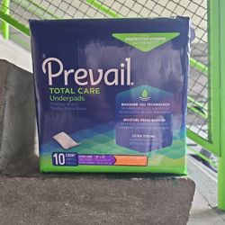 Prevail Total Care Disposable Underpad Heavy Absorbency Super Absorbent Core 30X36"
