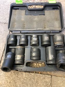 Pittsburgh Pro 10 piece set 1” drive