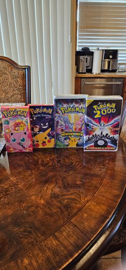Vintage Pokémon VHS Nintendo Movies Bundle / Collectible / Pikachu / Charizard / Gameboy / Switch / Wii / Collector / Mewtwo