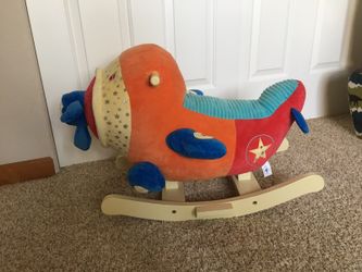 Airplane rocker for boys