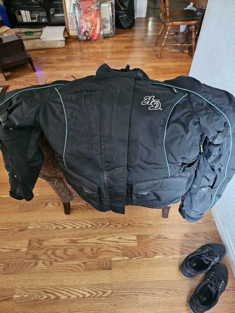 Womens Xl Harley Davidson Motorcycle Jacket
