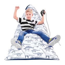 Stuffed Animal Storage Bean Bag Chair Designer Stuffable Bean Bag Cover （X002MJ81SV）