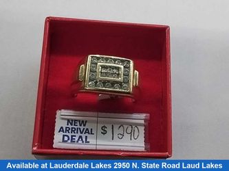 Men's Ring - Yellow Gold 14k (.585) 10.1 grams Size 13