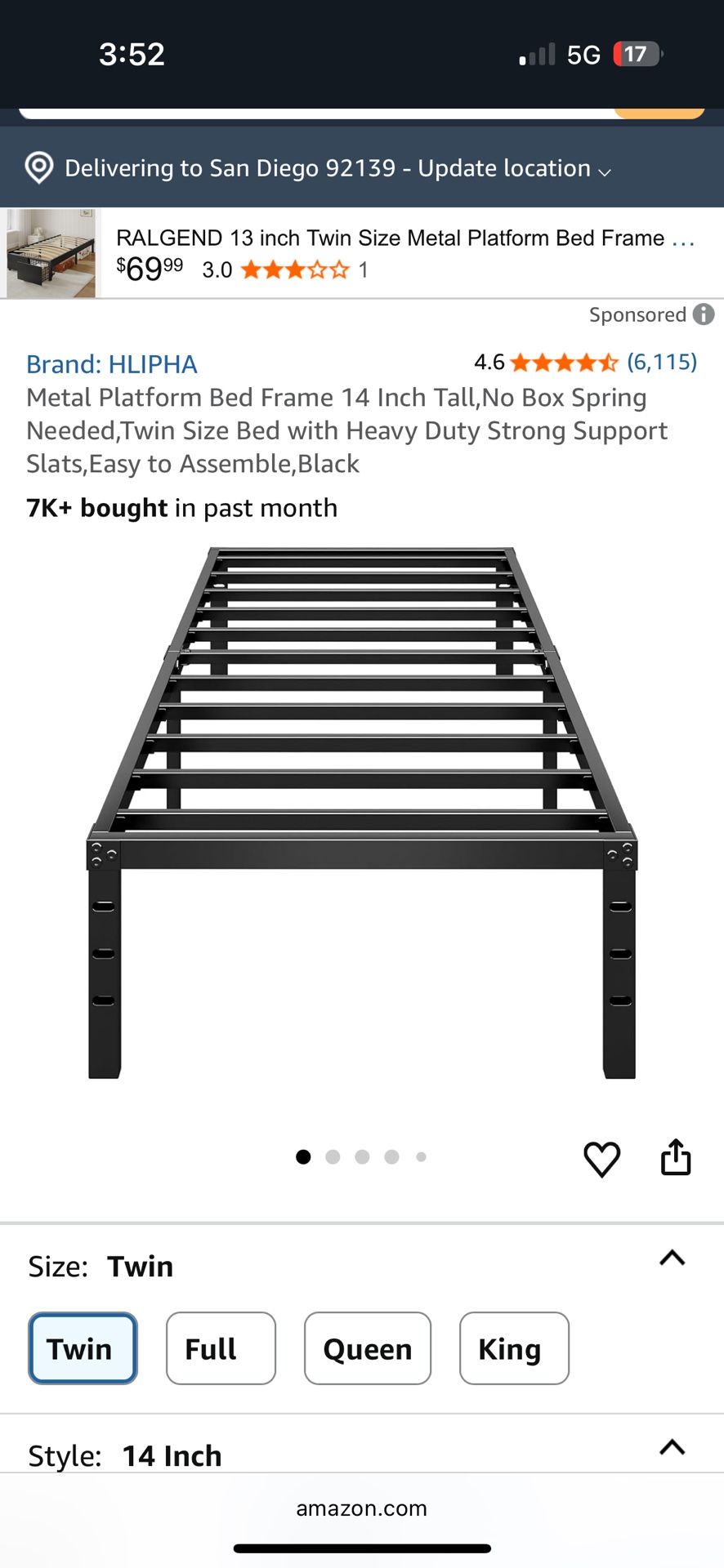 Bed Frame Metal