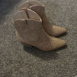 Gold Booties 