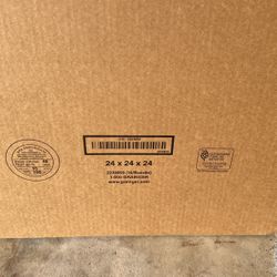 Heavy Duty Cartón Boxes 24” 24” 24”