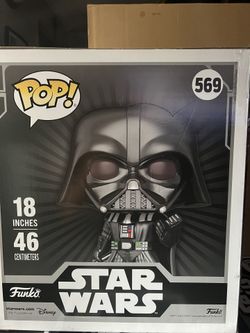 Giant Darth Vader Pop Brand New