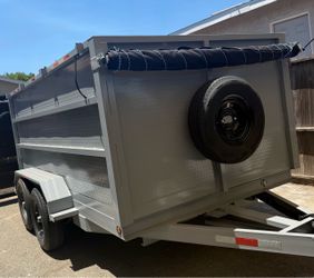 💠Brand New 12ft Long Diamond Walls Hydraulic Dump Trailer loaded with Accessories 👍🏻