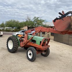 1960 Case 410B 4CL TRACTOR BUCKET AND GANNON