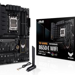 ASUS TUF GAMING B650-E WIFI AMD AM5 ATX motherboard (Brand New & Sealed)