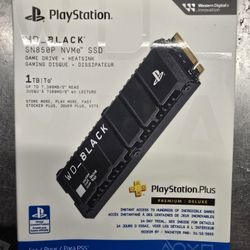 Western Digital WD\_BLACK SN850P NVMe SSD game drive for the PlayStation 5.