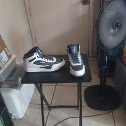 Fila white and blue size 12