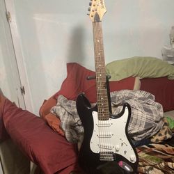 Slammer Hamer Guitar With  Rock-it Stand