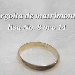 Argolla de matrimonio