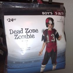 New Dead Zone Zombie Boys Halloween Costume Size Small (6/7)