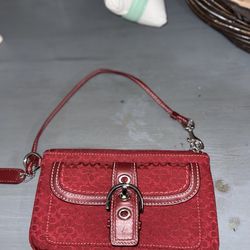 Coach wristlet bag