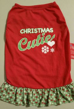 Christmas Cutie Pet Dress - Large