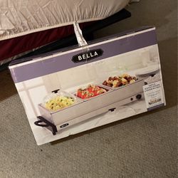 Bella Triple Buffet Server & Warming Tray! BRAND NEW