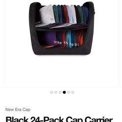 Black 24-Pack Cap Carrier