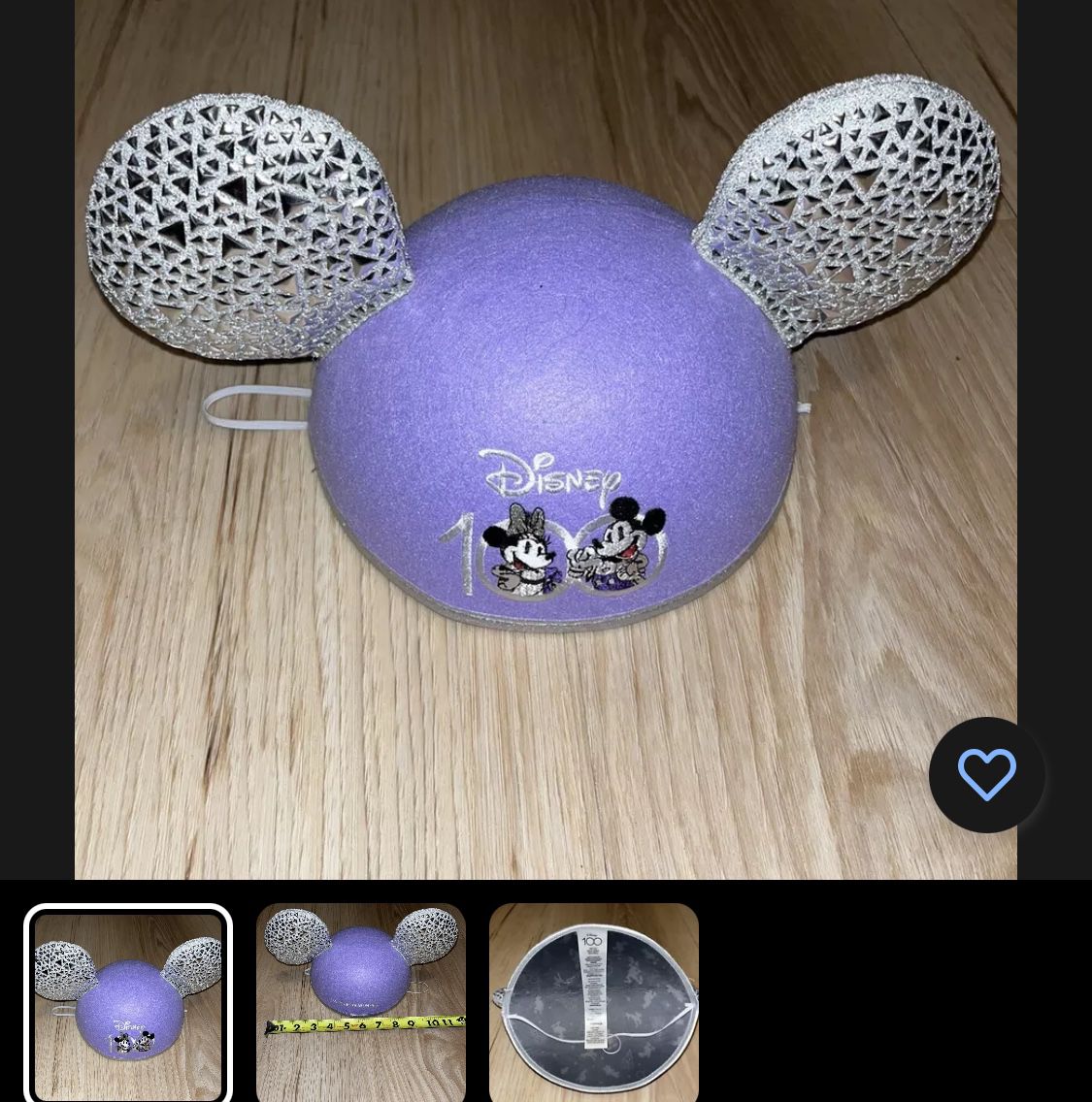 Disney Minnie Ears 100 Years Of Wonder Mickey Hat