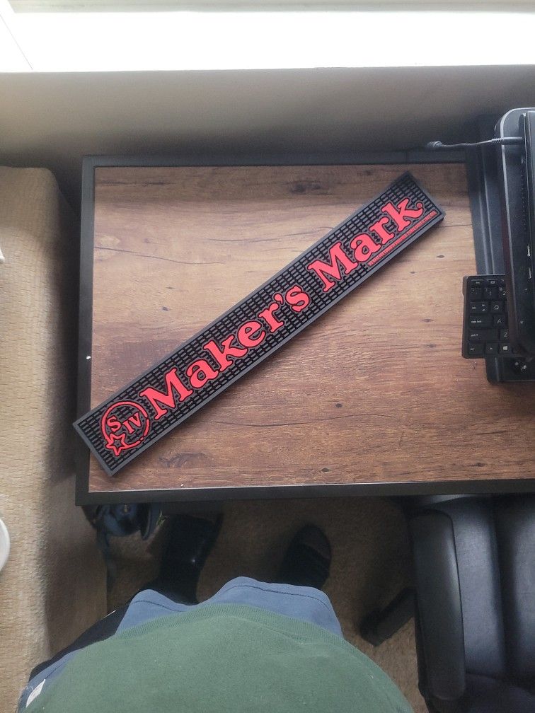 Maker's Mark Rubber Bar Mat