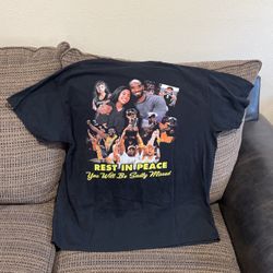Size,XL. In Memory Of Kobe, Black Mamba Bryant T-Shirt.