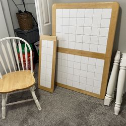 Farm Table With Leaf And 6 Chairs 