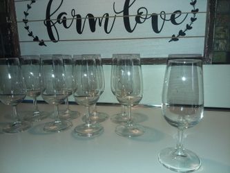 Set Of 9, CORDIAL GLASSES 