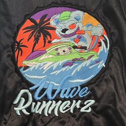 Black  Jacket with Embroidered Design