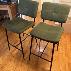Green Bar Stools