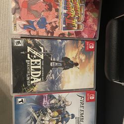 Nintendo Switch Zelda, Street Fighter 2, Fire Emblem Warriors 