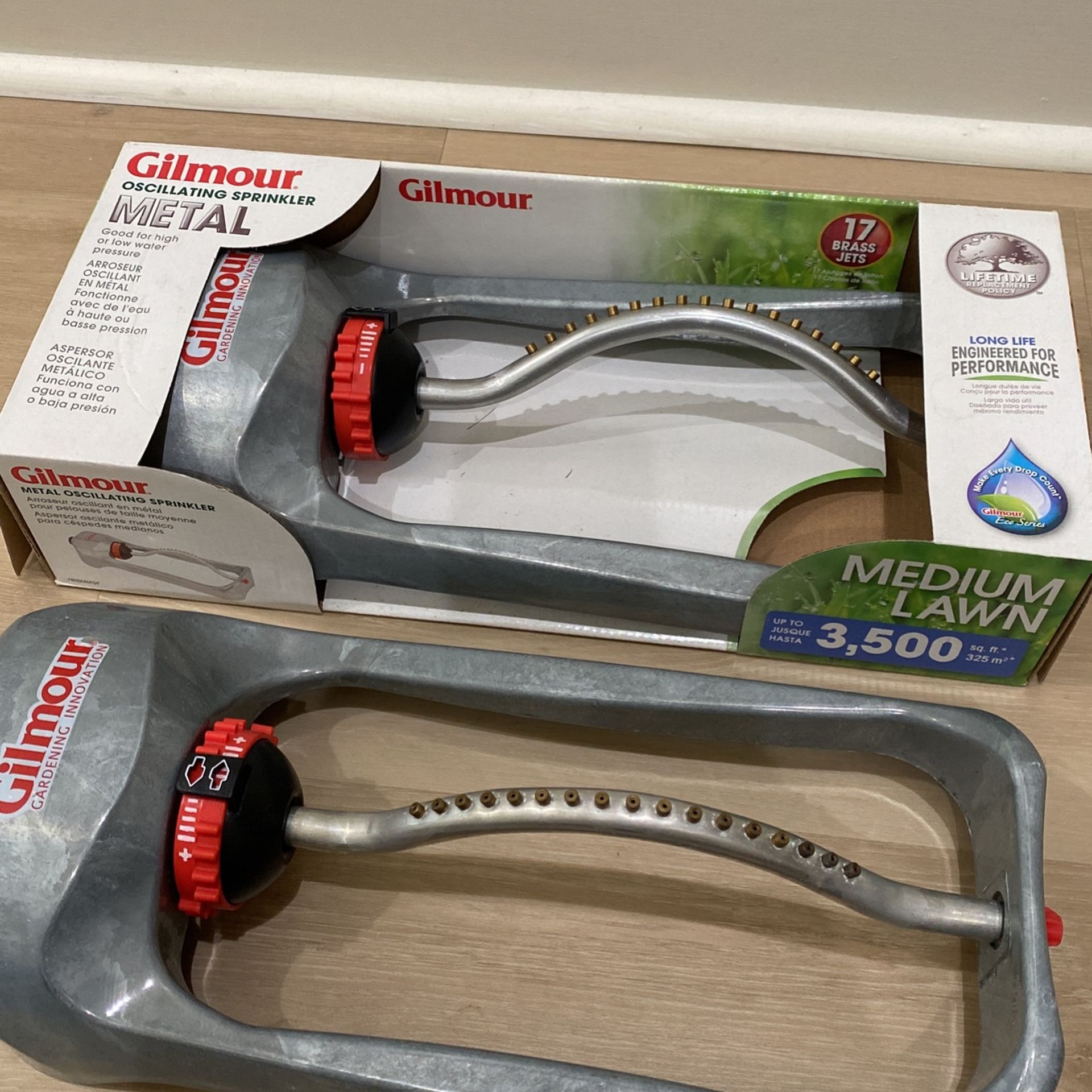 Sprinkler Gilmore Oscillating Metal Set Of 2