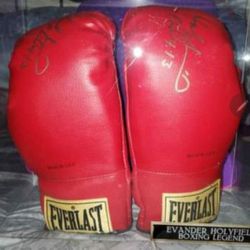 Evander Holyfield Boxing Legend Gloves