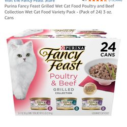 Fancy Feast Poultry and Beef Cat Food (24 Cans)